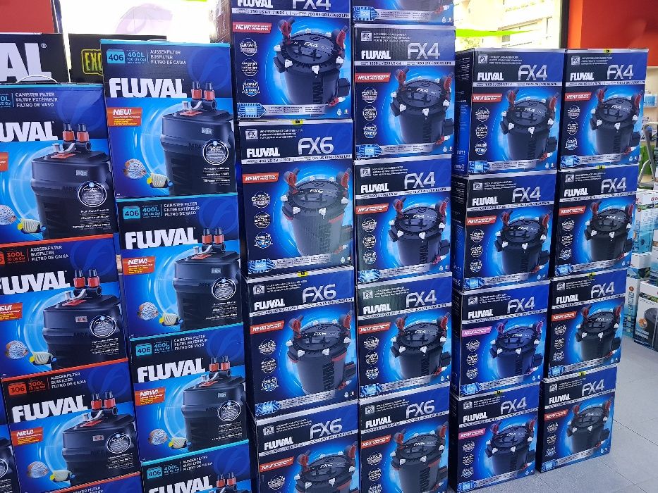 Filtros novos Fluval FX6 para aquario