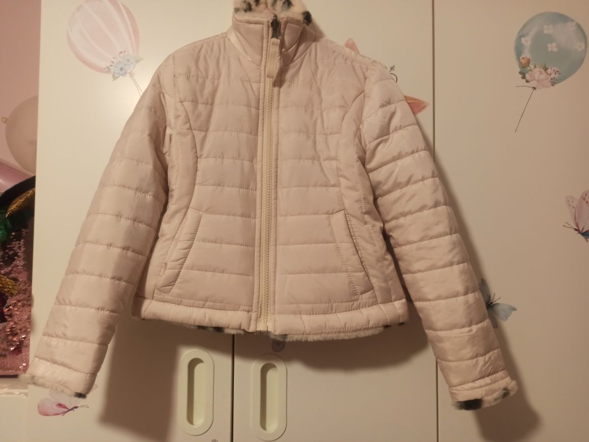 Nowa  kurtka, futerko TK maxx 116/122