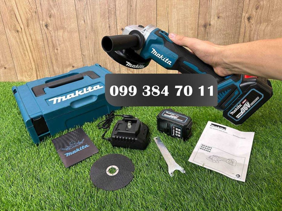 Аккумуляторная Болгарка Makita DGA 504 36V6A Потужність 1200Вт 125круг