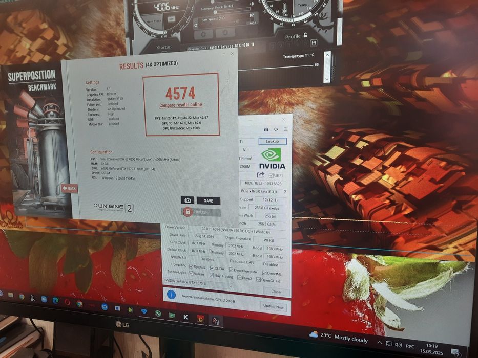 Видеокарта КАК НОВАЯ ASUS TURBO GTX 1070 Ti 8GB пломба др.