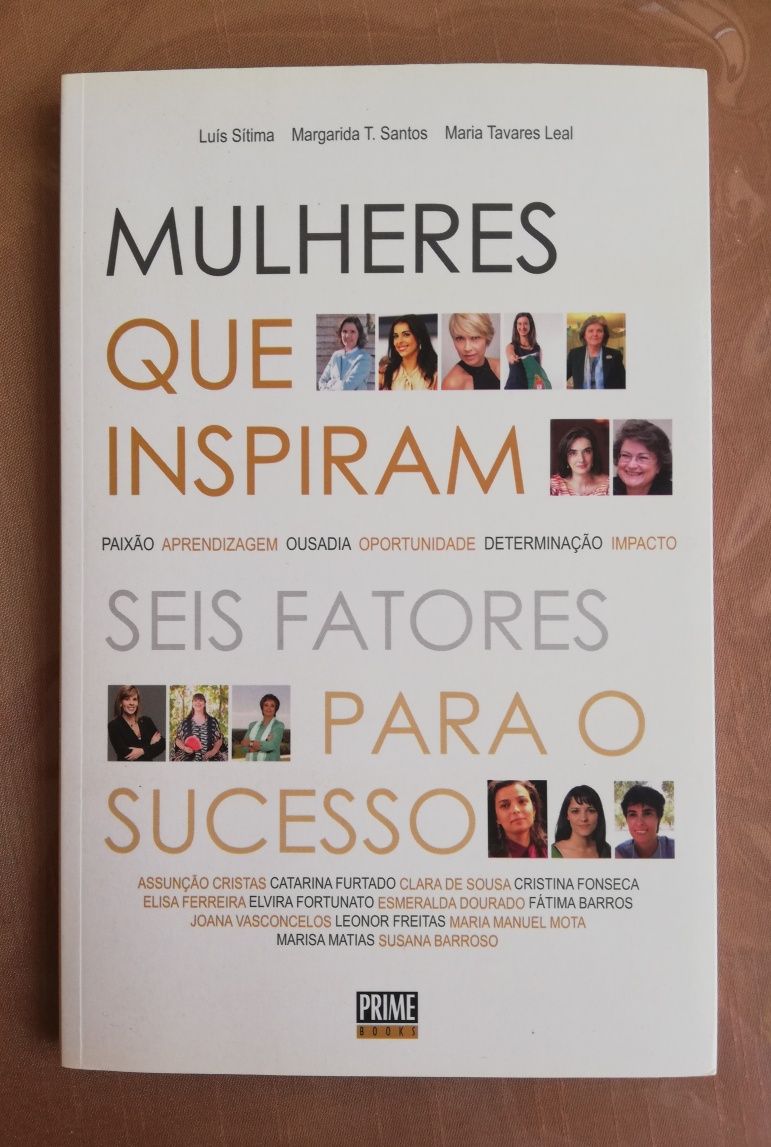 NOVO: Livro "Mulheres que inspiram, 6 fatores para o sucesso"