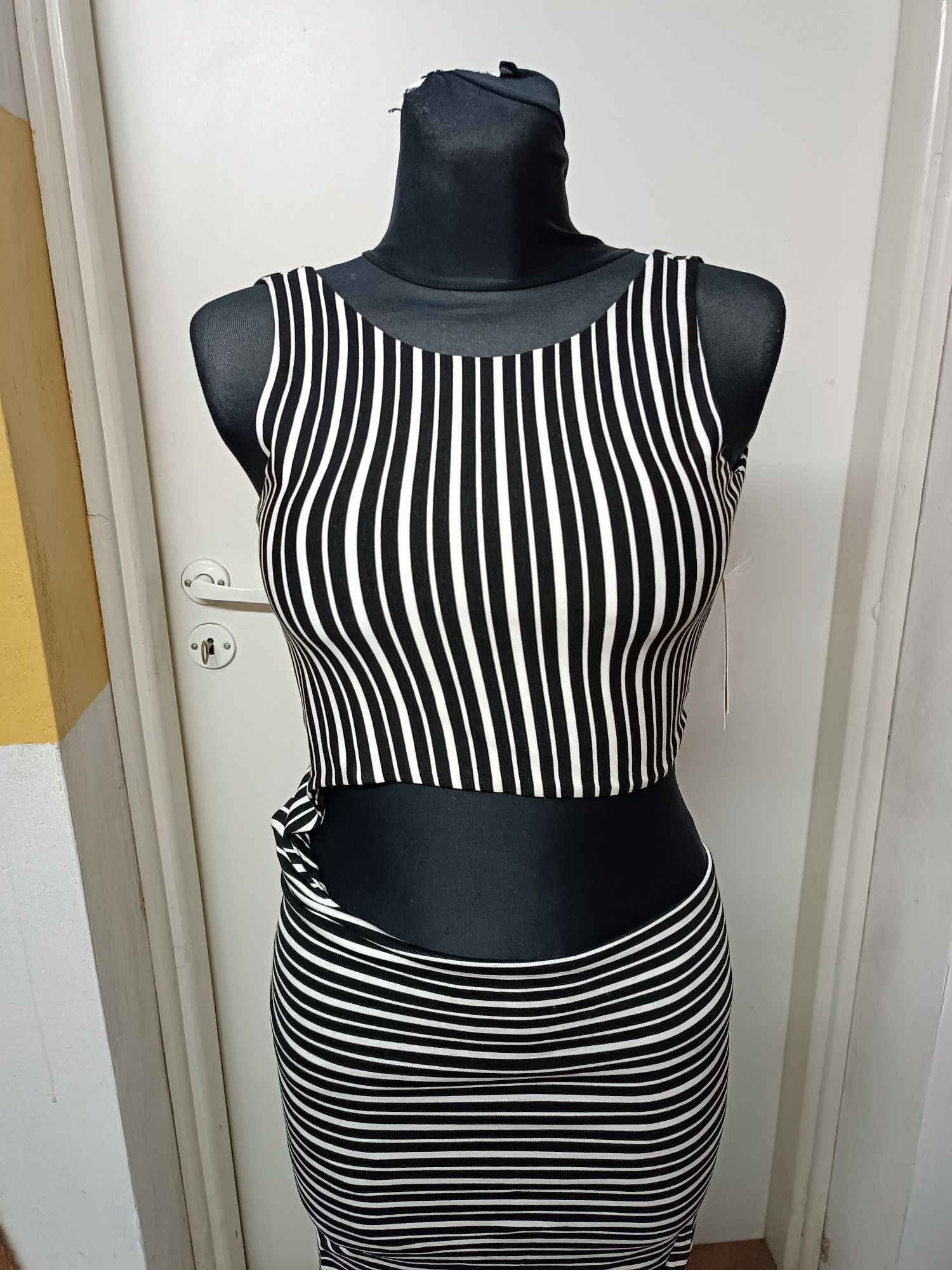 Zara damska sukienka dwuczesciowa r. XS
