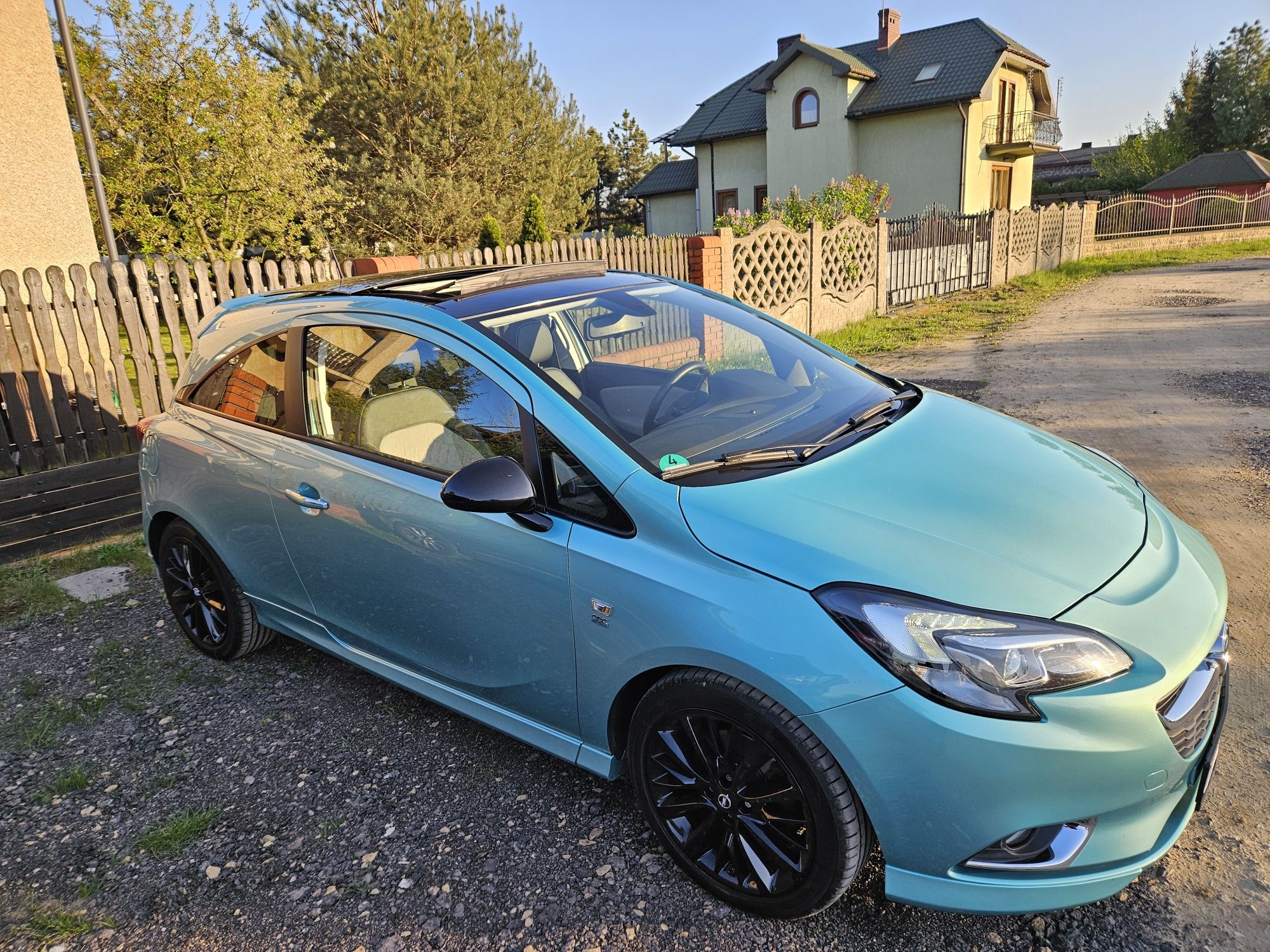 Opel Corsa E 1.4l turbo 101KM, Opc line,  panorama dach