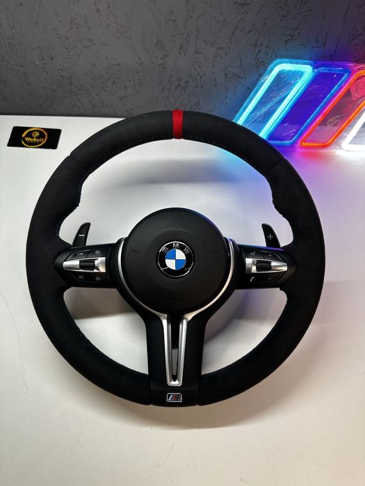 Кермо М алькантара BMW F30 F32 F10 F15 F25 F22 руль бмв ф30 ф32 ф15