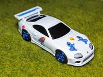 Hot Wheels Toyota Supra + Custom Lilo i Stitch