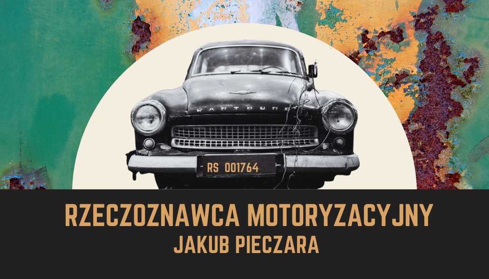 Żółte tablice - Rzeczoznawca pojazd zabytkowy SCT historyczny