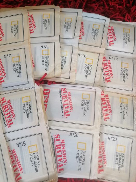 Cartas do Jogo Mission Survival Visão