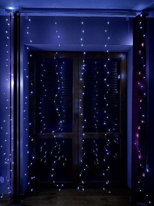 Kurtyna świąteczna wisząca 3x3 m