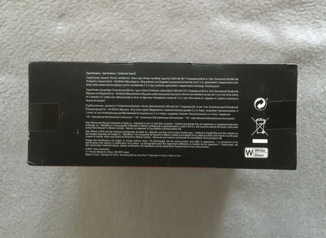 Limited! Słuchawki Sony x The Script MDR-10RC audiofilskie premium