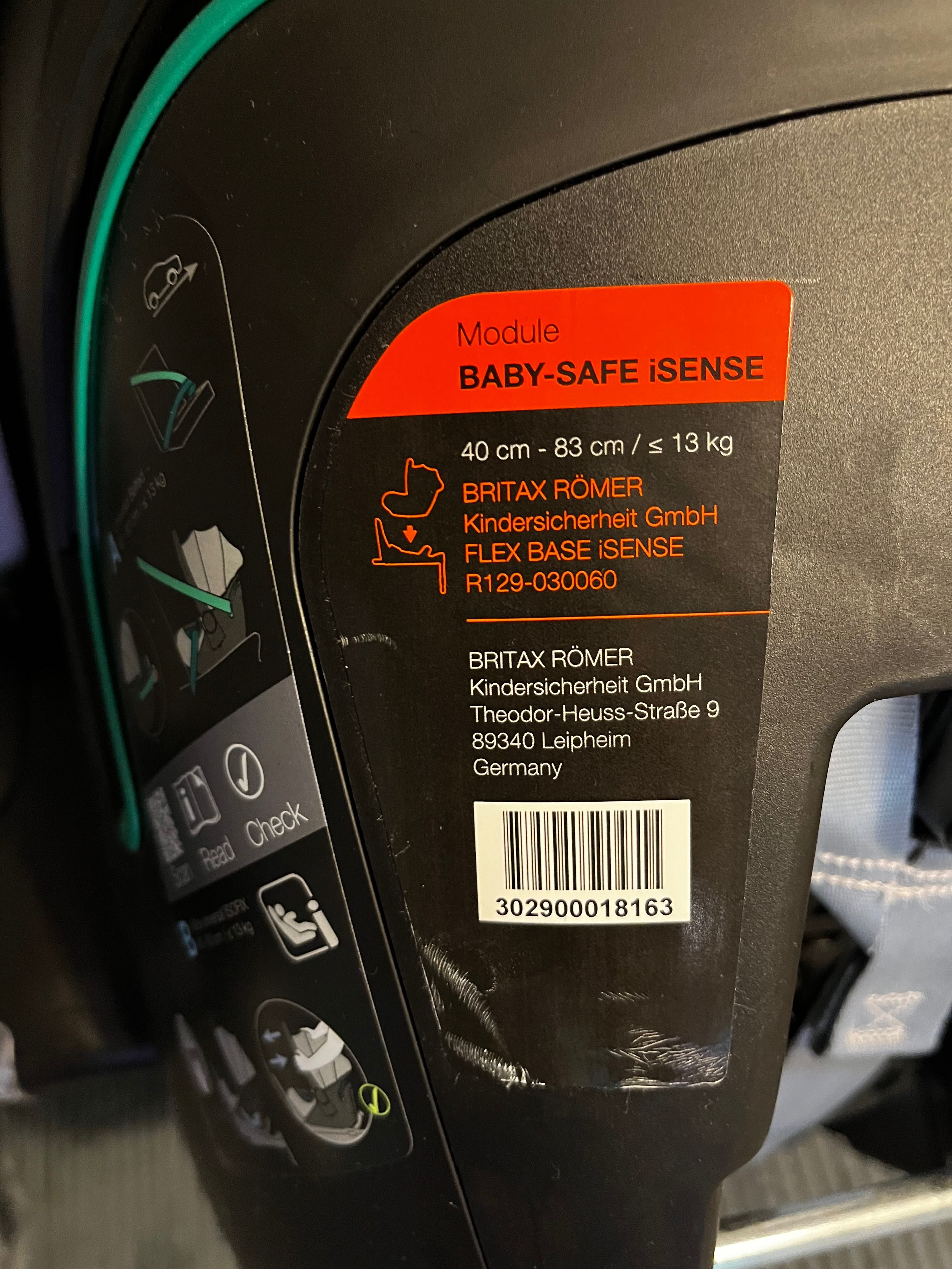 Britax Römer BABY-SAFE iSENSE i-Size - obrotowy z oświetleniem LED