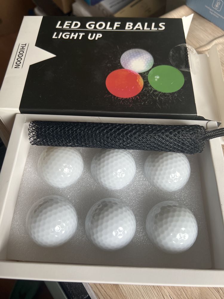 Led Golf Balls Kolorowe Light Up Golf Balls Night Golf Ball, 6szt