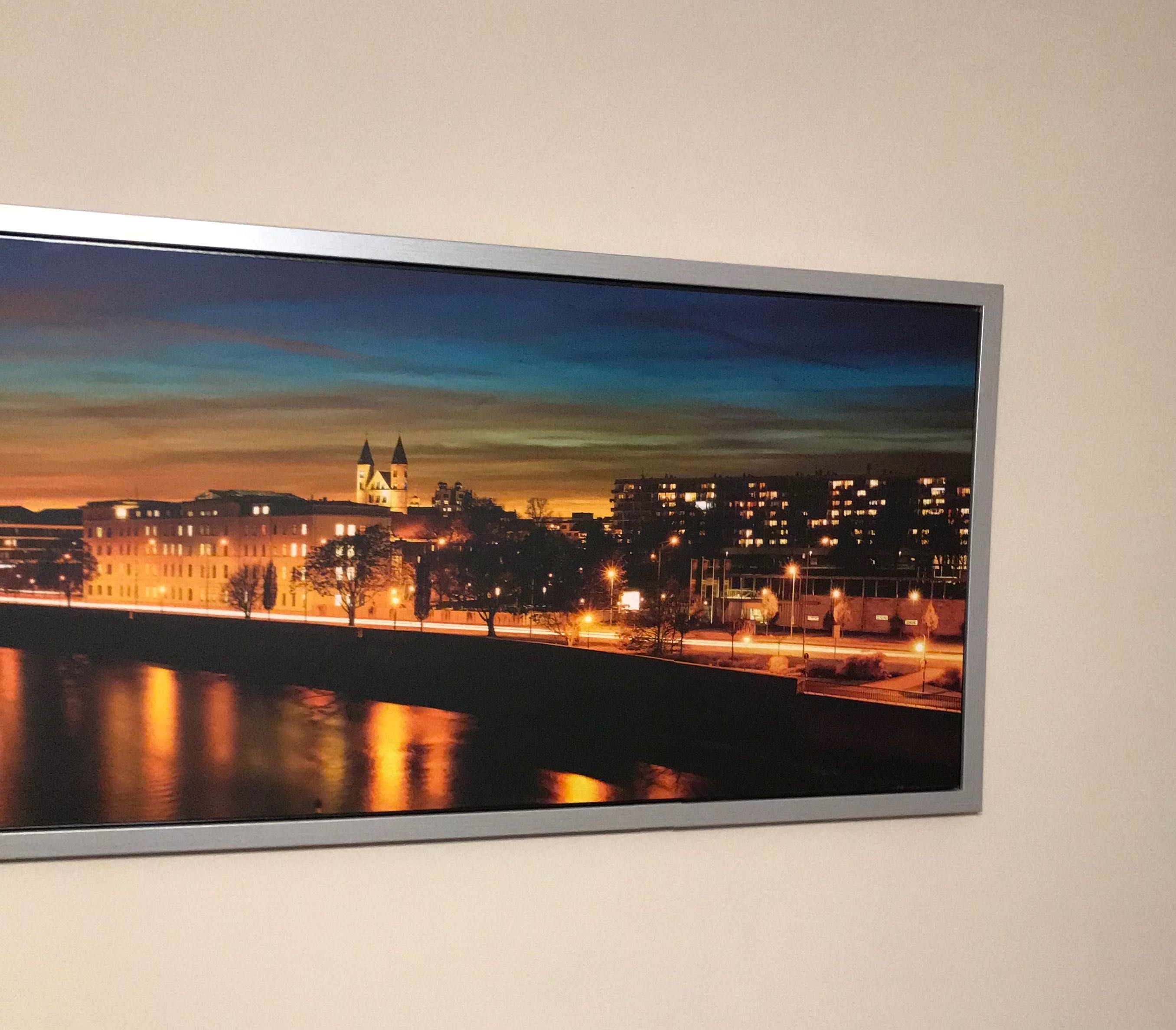 Duży foto obraz w ramie 50cm x 140 cm