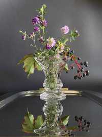 Кришталева ваза для квітів, салфетница, посуда