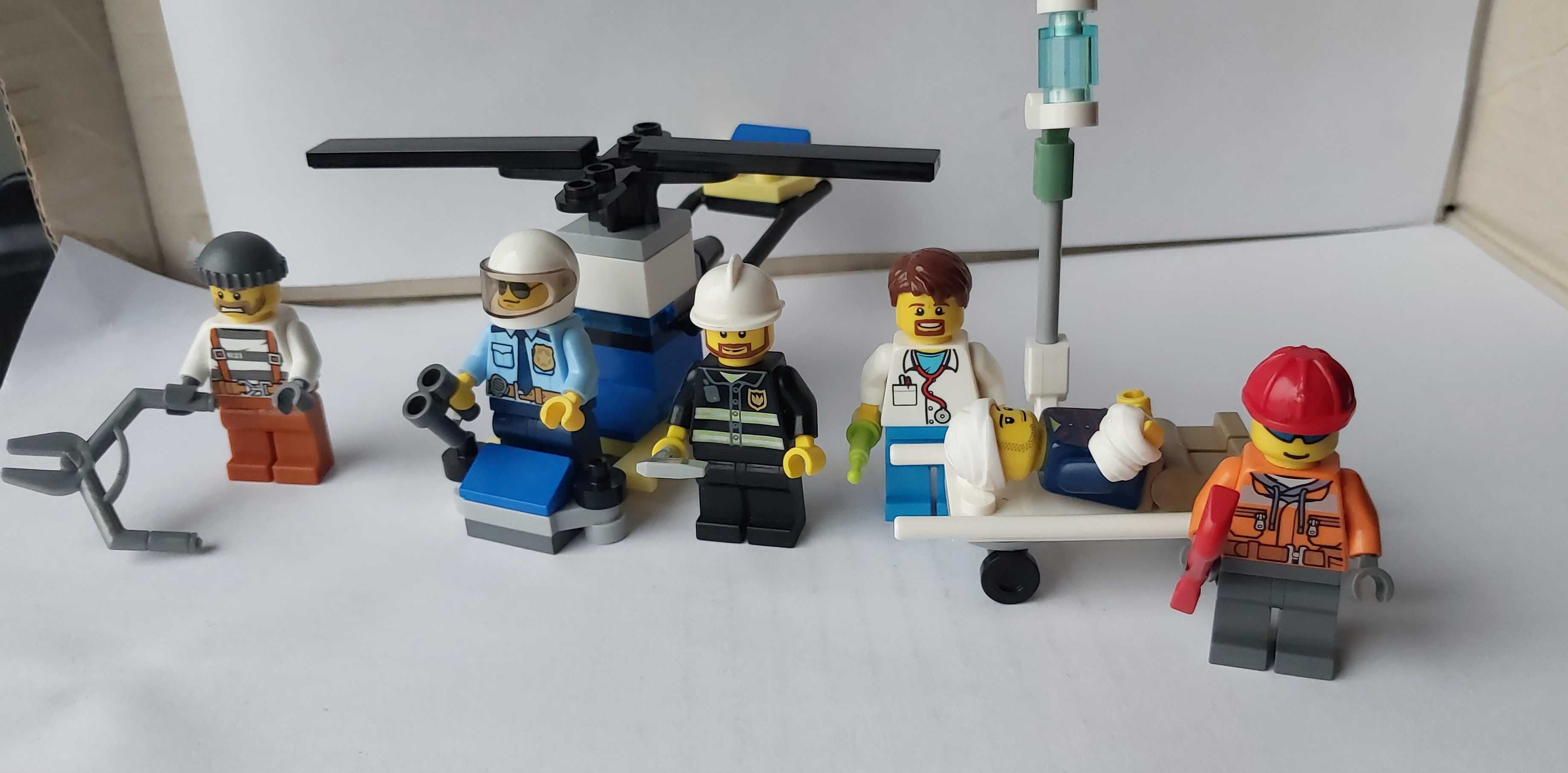Lego City Zestaw Figurki Lego Policjant Złodziej Lekarz Strażak i inni