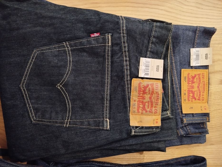 Spodnie Levi's 501 różne rozmiary