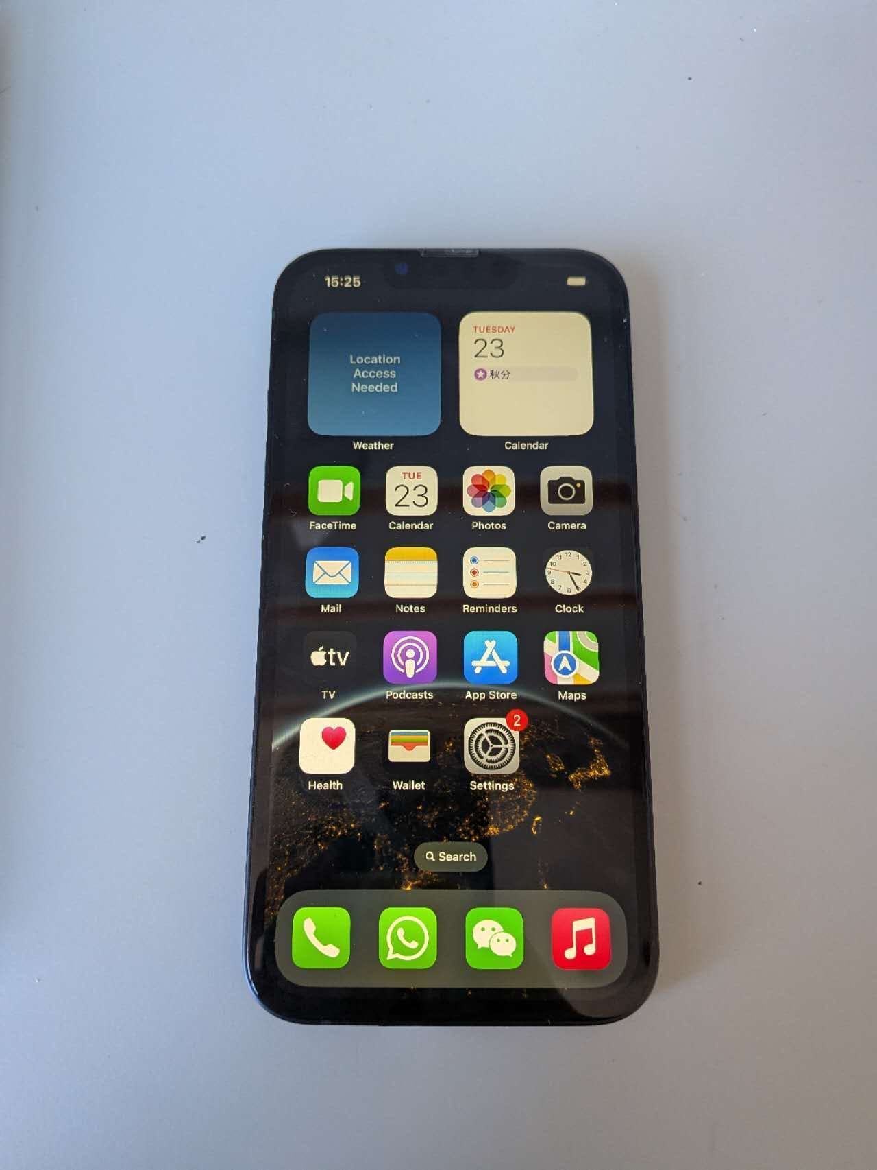 iPhone 13 128GB black with carrier lock