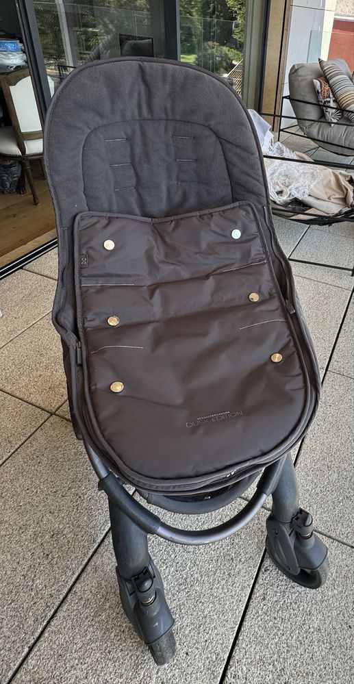 Carrinho iCandy Peach Dusk + Alcofa + Ovo BeSafe | Para bebé elegante
