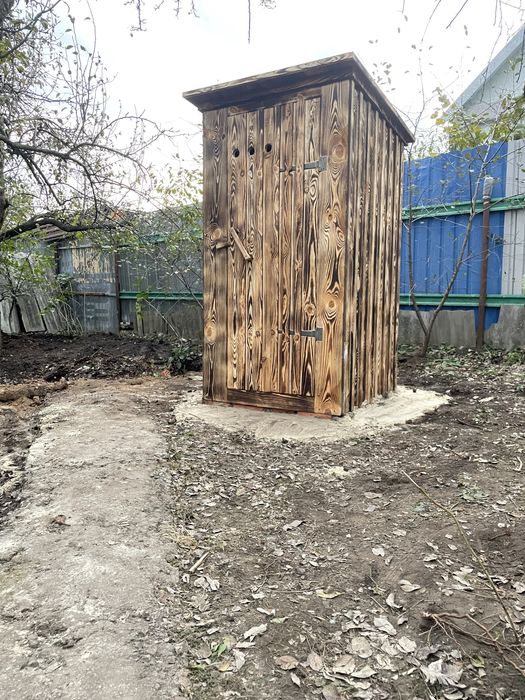 Уличный туалет под ключ за  день