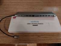 Hub - Stacja dokująca, 2x4K 13in1. USB C. Power Delivery.