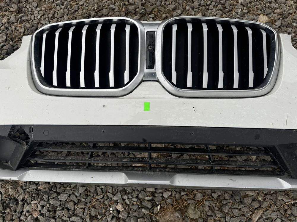 Бампер перед бмв х3 х4 рестайл х лайн bmw g01 g02 lci x line камепа