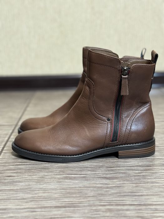 Черевики жіночі шкіряні коричневі Max, натуральна шкіра