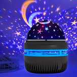 Lampka nocna PROJEKTOR GWIAZDY Obrotowa USB