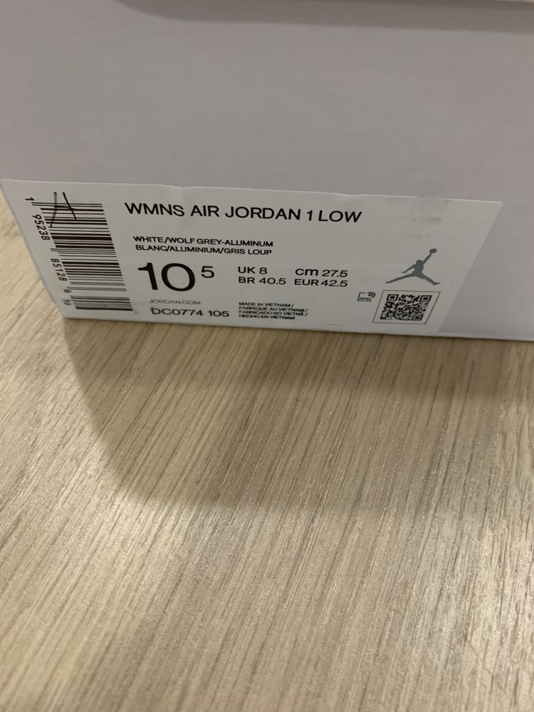 Air Jordan 1 Low wolf Grey 42,5