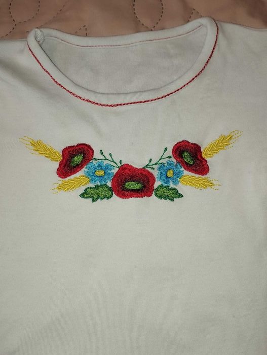 Вишита кофточка 80-86р вишиванка