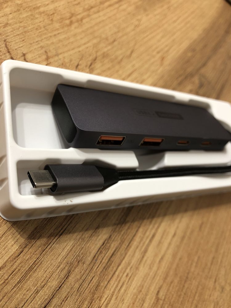Hub szybki Adapter 4 w 1, 2 x USB 3.2 10 Gbps, 2 x USB C 10 Gbps
