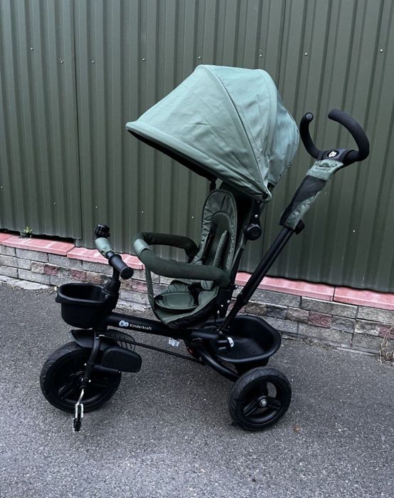 Дитячий велосипед трансіормер з батьківською ручкою Kinderkraft Aveo з