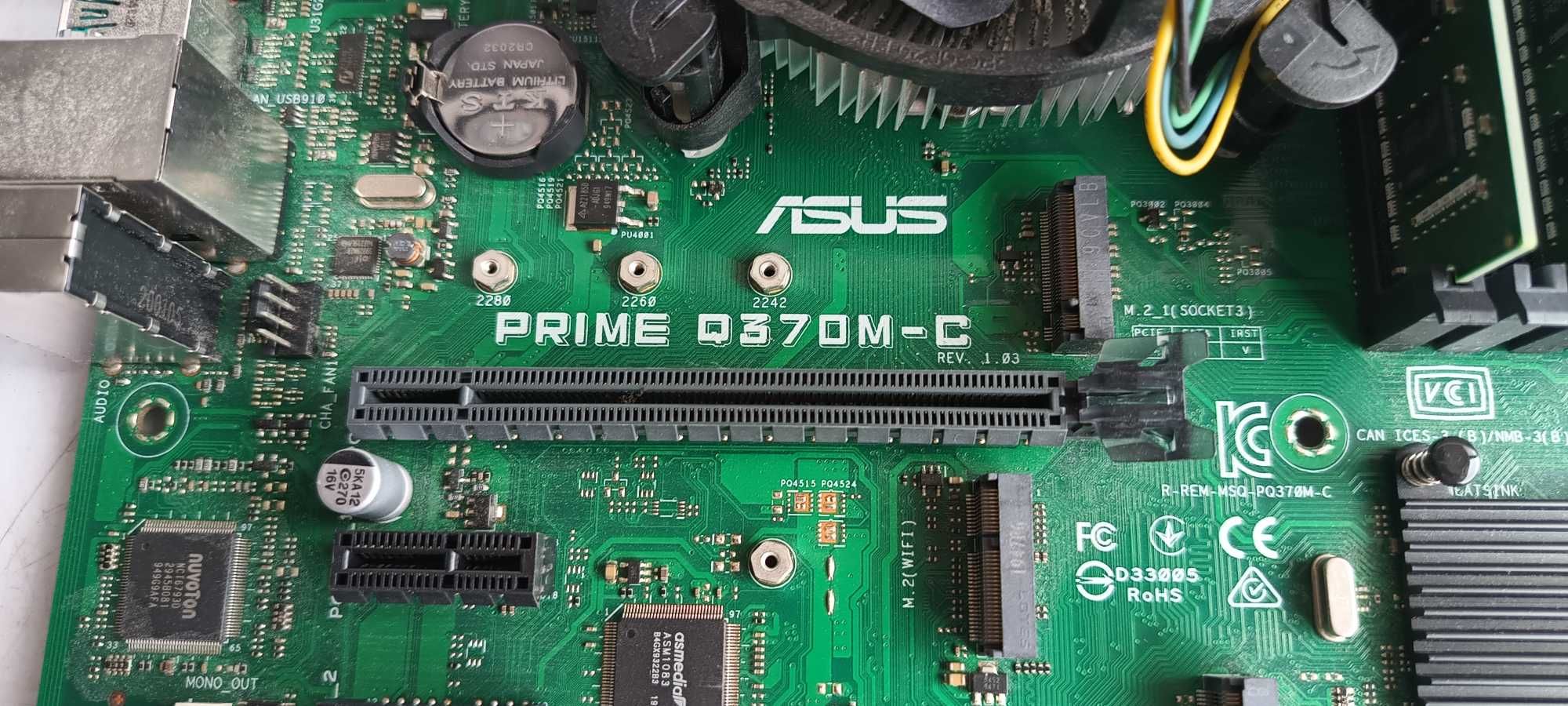 Płyta główna Asus.Q370M-C s.1151+i5-9500+16GB DDR4+Cooler [MBPRIME7]