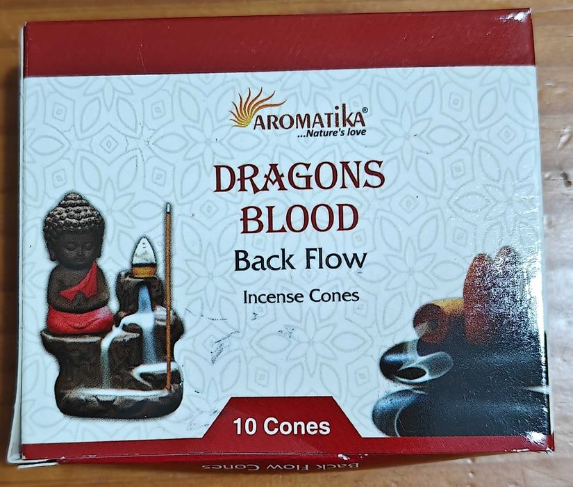 Cones de incenso Aromatika Backflow - Sangue de Dragão