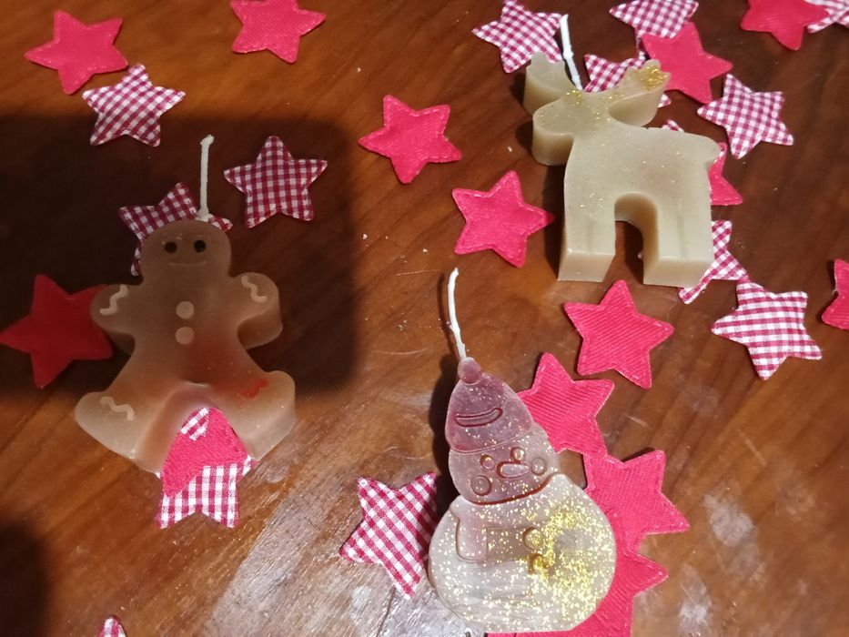 Velas decorativas.Artesanal.