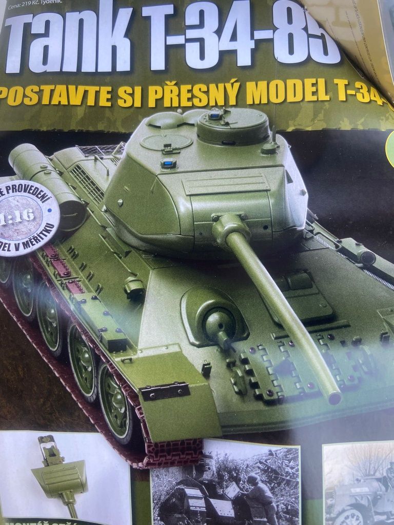 T 34 kompletny model czołgu Eaglomoss do złożenia 153 numery Wysyłka