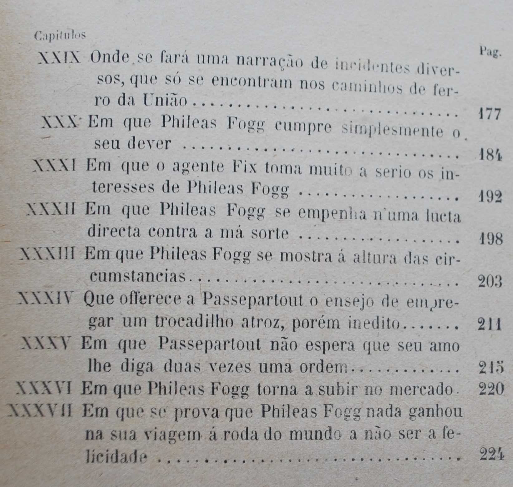 A Volta Ao Mundo Em Oitenta Dias de Júlio Verne (Ano de Edição 1886)