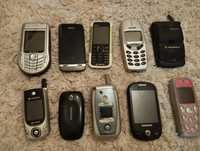 Lote de 10 telemóveis para peças