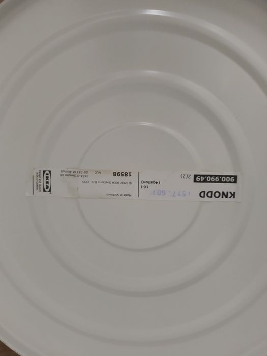 Kosz pojemnik metalowy Ikea