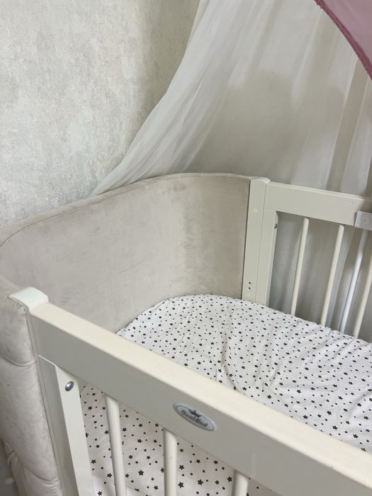 Дитяче овальне ліжко трасформер ovalbed