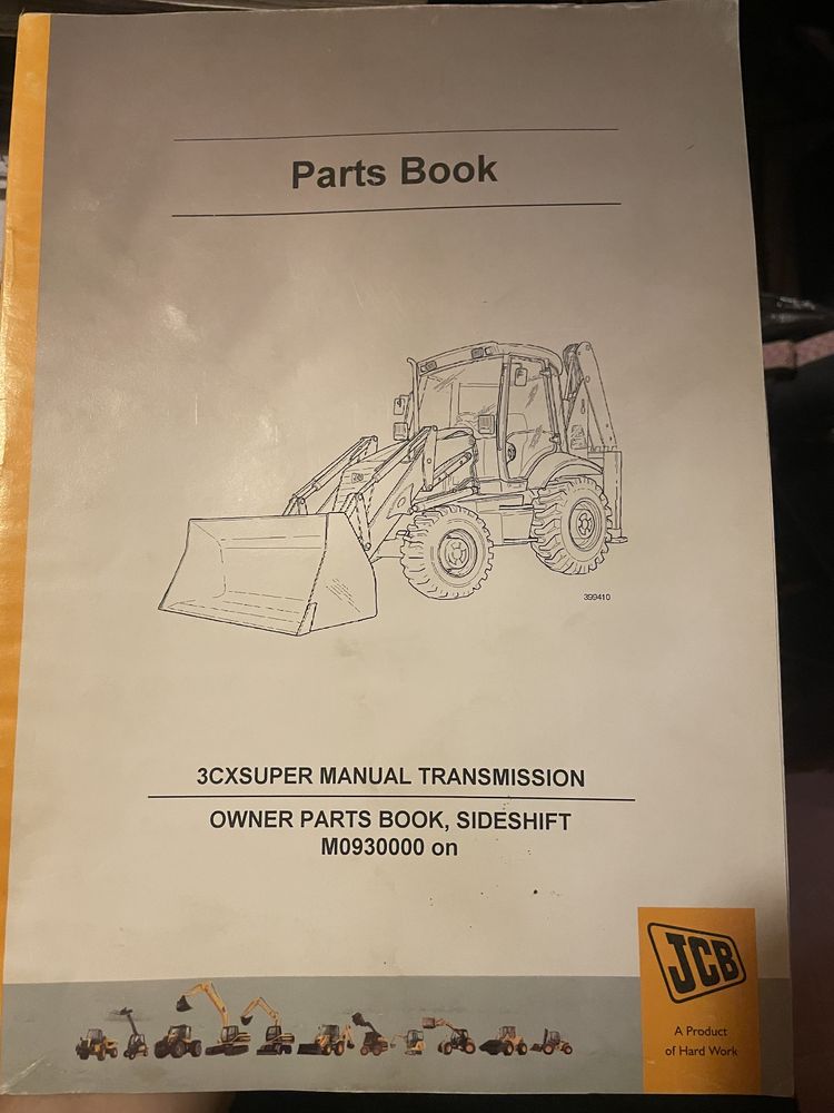 Katalog części koparko-ładowarka JCB 3CX SUPER
