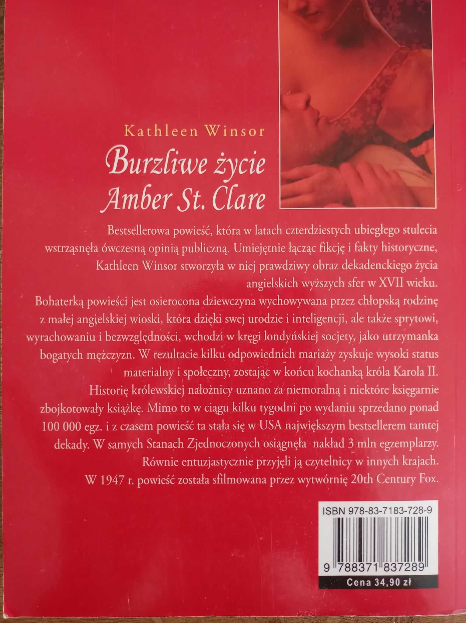 Kathleen Winsor- Burzliwe życie Amber St. Clare Cz. 1 i 2