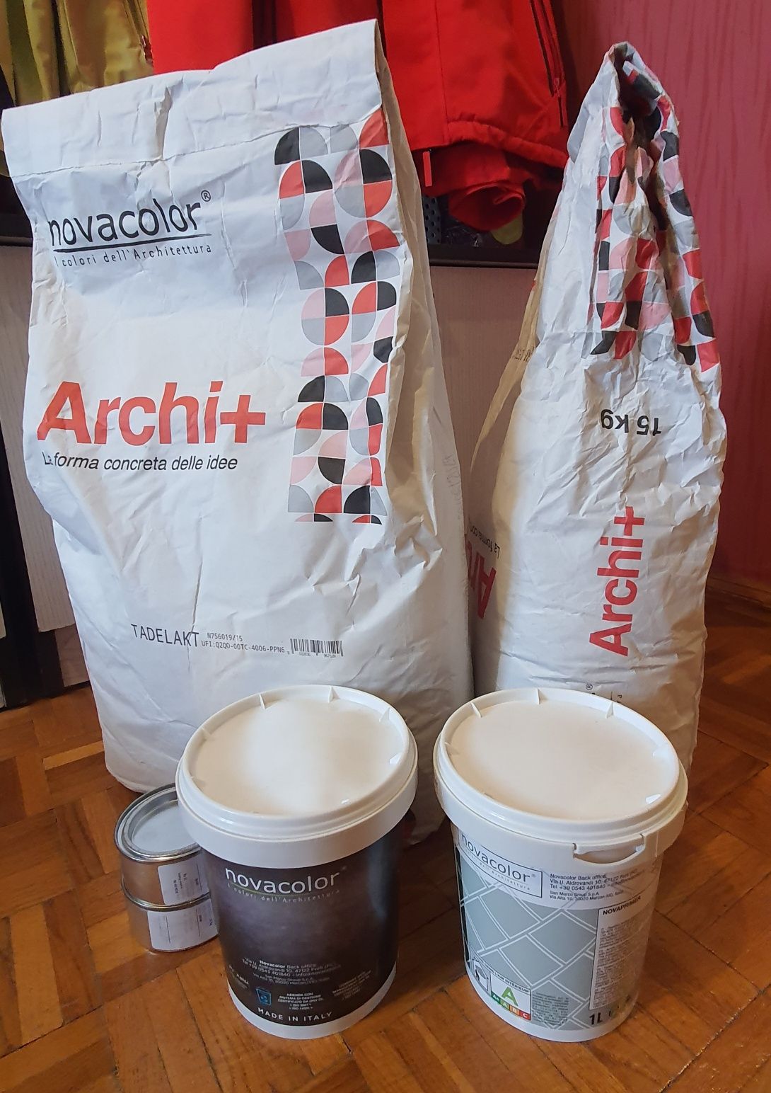 Tynk mineralny Novacolor Archi+ Pietra, kolor 19043, 2x15 kg.
