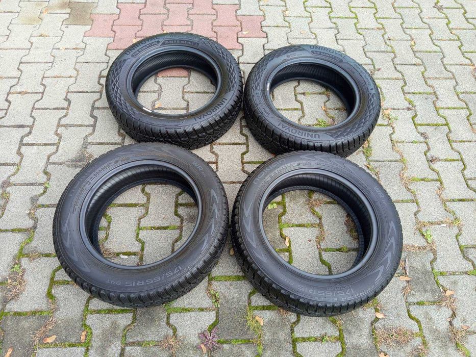 175/65/15 komplet opon Uniroyal i Nokian zima dot 4423 i 3121