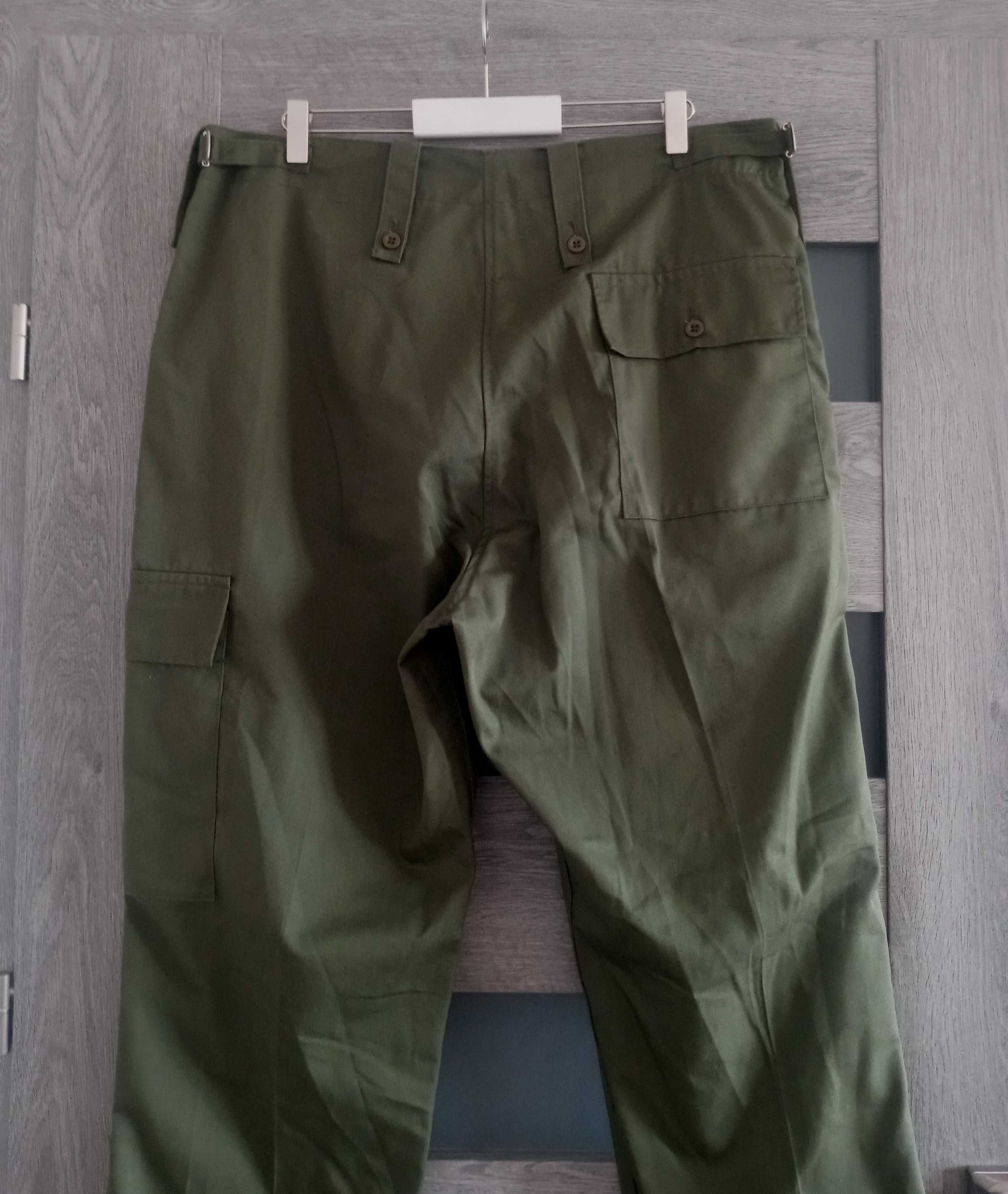 Compton sons & Webb zielone spodnie wojskowe militarne bojówki XL L