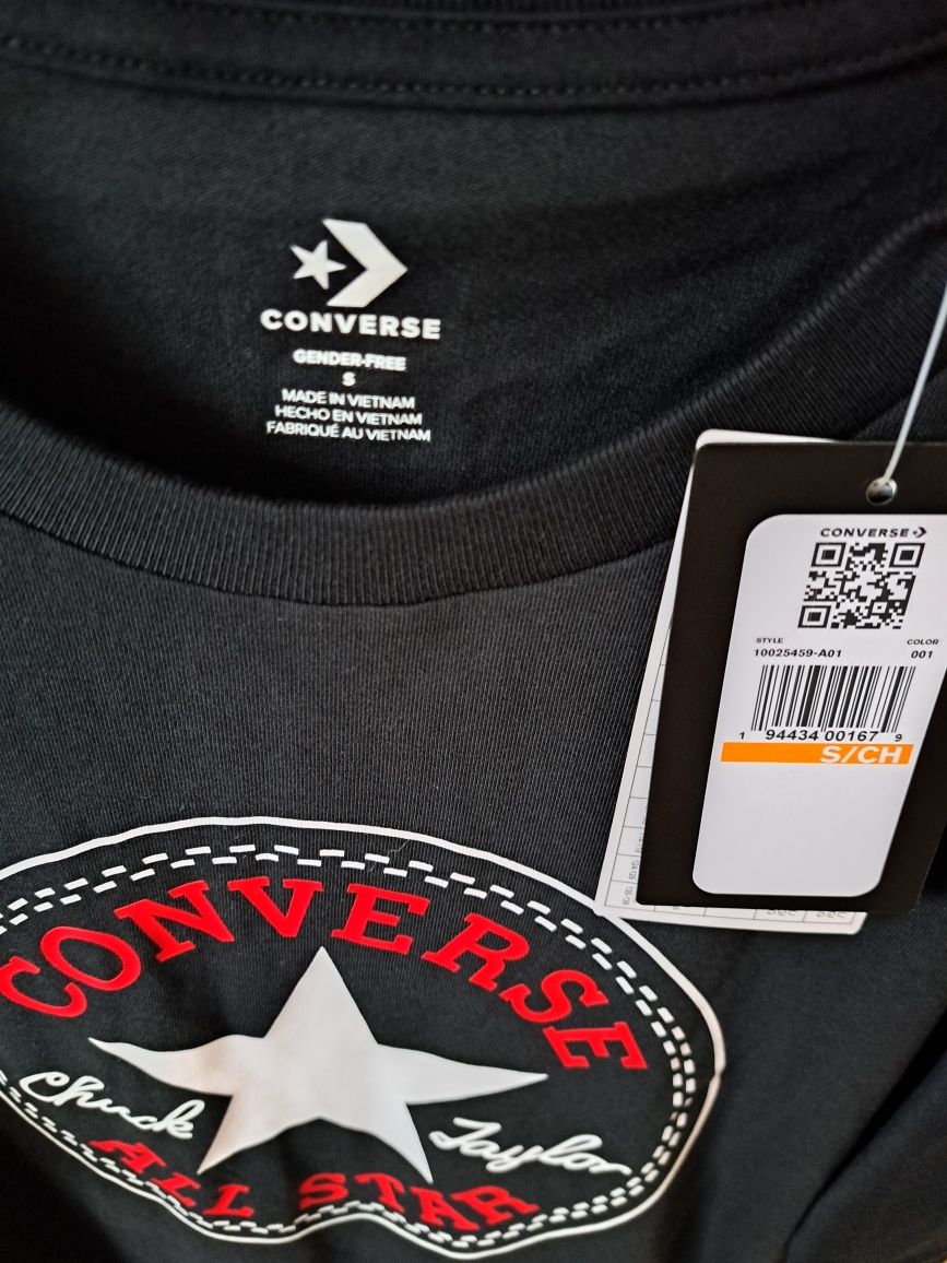 Okazja Nowa Koszulka Converse T-shirt z nadrukiem