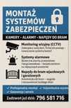 Montaż kamer alarmów napędów  naprawy i usługi elektryczne