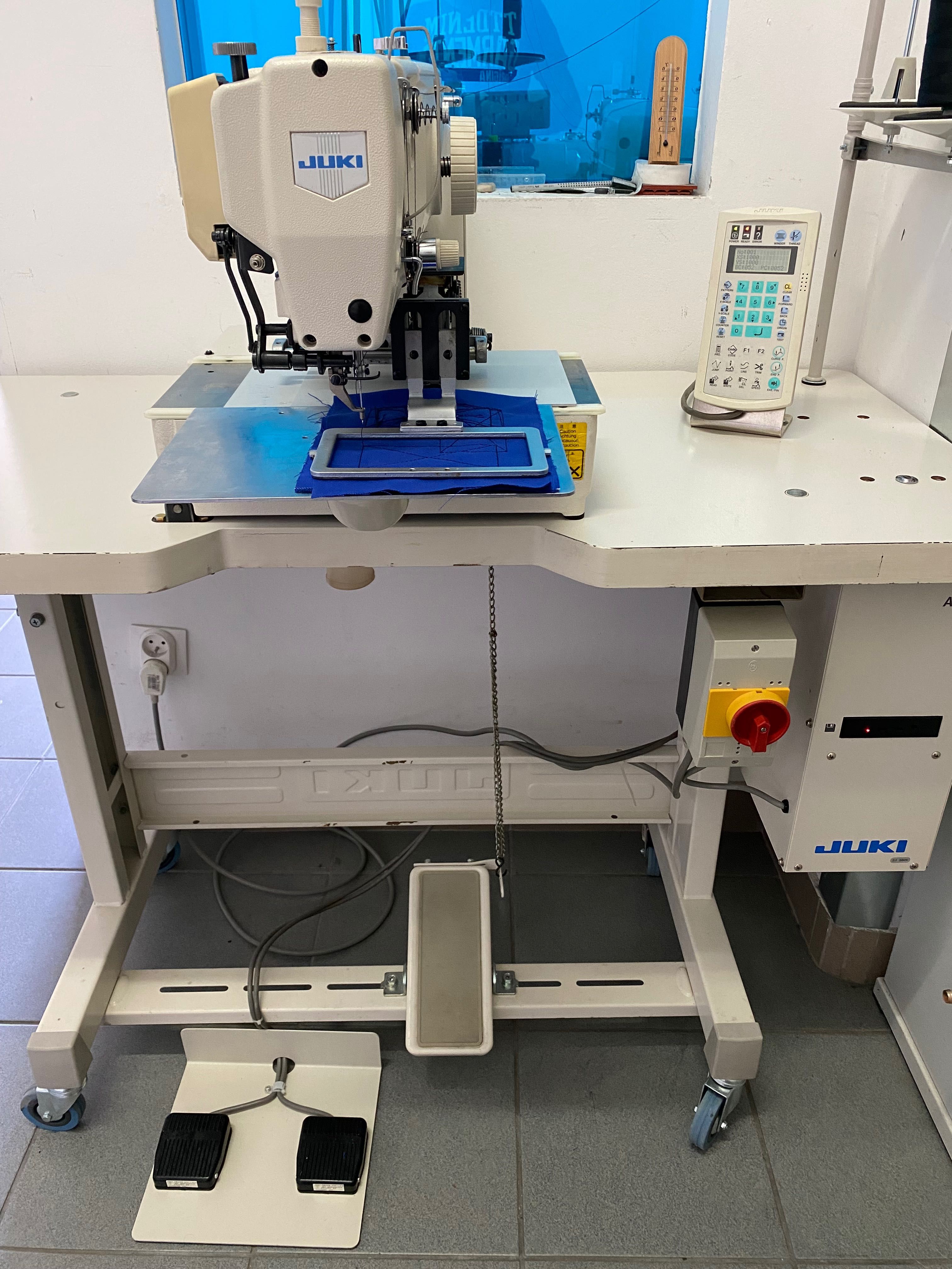 Juki AMS-210D automat z polem szycia hafciarka aplikacje koperty