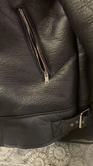 Куртка авіатор зимня довга