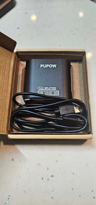 Rozdzielacz HDMI PUPOW HS306-BK HDMI Splitter
