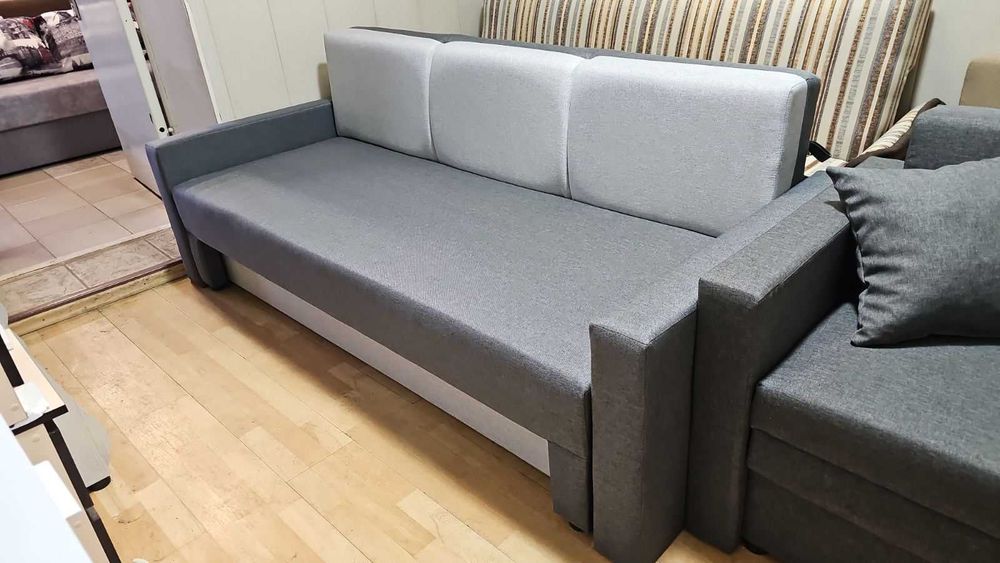 Диван Єврокнижка комбо Anthracite . Удобный Диван Кровать. Доставка