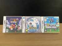 Conjunto Jogos Nintendo DS - Pokémon/Mario